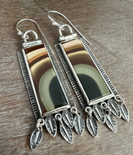 Load image into Gallery viewer, Brazilian Polychrome Jasper Earrings