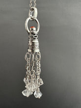 Load image into Gallery viewer, Handmade herkimer crystal Tassel with carnealian