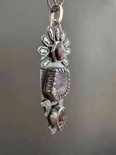 Load image into Gallery viewer, Melody Stone and Ruby Pendant