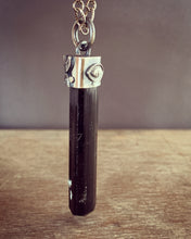 Load image into Gallery viewer, Black tourmaline crystal necklace