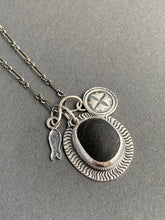Load image into Gallery viewer, Lake Erie beach stone charm necklace