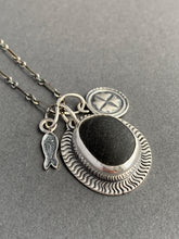 Load image into Gallery viewer, Lake Erie beach stone charm necklace