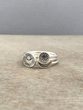 Load image into Gallery viewer, Set of three Stacking Celestial rings