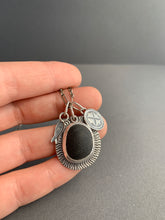 Load image into Gallery viewer, Lake Erie beach stone charm necklace