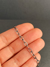 Load image into Gallery viewer, *discontinued* Add a chain to a necklace, medium 4.4mm patina’d hammered oval chain