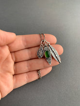 Load image into Gallery viewer, Serpentine scorpion charm necklace