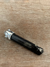 Load image into Gallery viewer, Black tourmaline crystal necklace