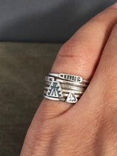 Load image into Gallery viewer, Pyramid stacking ring