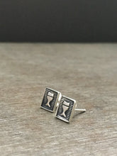 Load image into Gallery viewer, Sterling silver chalice studs