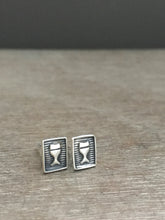 Load image into Gallery viewer, Sterling silver chalice studs