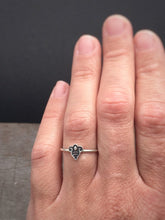 Load image into Gallery viewer, Silver uterus ring