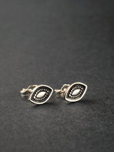 Load image into Gallery viewer, Sterling silver eye stud earrings