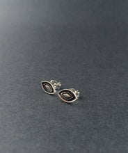 Load image into Gallery viewer, Sterling silver eye stud earrings