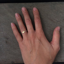 Load image into Gallery viewer, 22k solid gold and sterling silver stacking ring