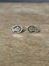Load image into Gallery viewer, Funky Sterling silver studs