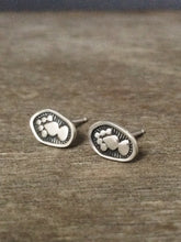 Load image into Gallery viewer, Funky Sterling silver studs