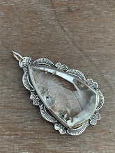 Load image into Gallery viewer, Large Quartz pendant with 34” chain as requested