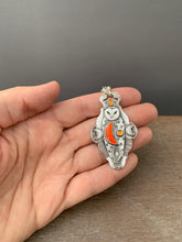 Load image into Gallery viewer, Owl pendant #9 - Rosarita Moon and Citrine