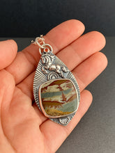 Load image into Gallery viewer, Wild horse with picture jasper pendant