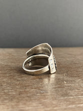 Load image into Gallery viewer, Winged moon ring size 7.5