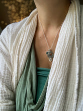 Load image into Gallery viewer, Tourmaline and apatite crystal charm set