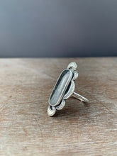 Load image into Gallery viewer, Pyrite in quartz with moon accents size 7