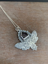 Load image into Gallery viewer, Melody Stone Moth Pendant