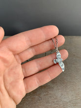Load image into Gallery viewer, Small stamped bird pendant