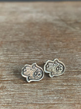 Load image into Gallery viewer, Hamsa stud earrings