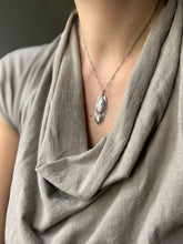 Load image into Gallery viewer, Sterling silver sacred heart pendant