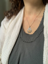 Load image into Gallery viewer, Small keum boo gold and silver pendant