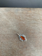 Load image into Gallery viewer, Orange kyanite moon charm