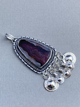 Load image into Gallery viewer, Agua Nueva medallion with handmade jingles