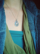 Load image into Gallery viewer, Small Quartz Medallion with Pyrite Inclusions