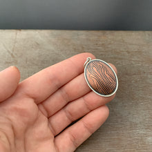 Load image into Gallery viewer, Etched Copper Pendant 4 - Medium Size