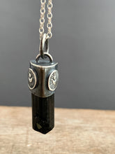 Load image into Gallery viewer, Black Ice Tourmaline Crystal necklace