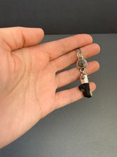 Load image into Gallery viewer, Ruby and black tourmaline crystal necklace