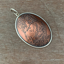 Load image into Gallery viewer, Etched Copper Pendant - Large Size