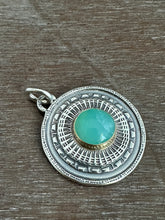 Load image into Gallery viewer, Peruvian opal set in a 22k gold bezel