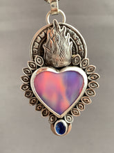 Load image into Gallery viewer, Aura Opal Sacred Heart pendant
