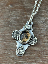 Load image into Gallery viewer, Dendritic agate charm pendant
