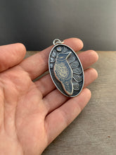 Load image into Gallery viewer, Ghost raven necklace