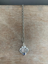 Load image into Gallery viewer, Butterfly and kyanite charm