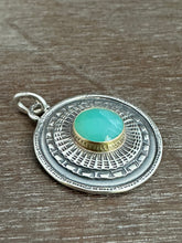 Load image into Gallery viewer, Peruvian opal set in a 22k gold bezel
