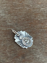 Load image into Gallery viewer, Silver moon and eye charm