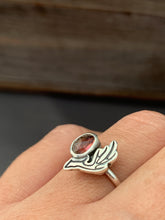 Load image into Gallery viewer, Pink tourmaline and antler accent size 7