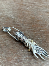 Load image into Gallery viewer, Hand pendant with cross on the palm