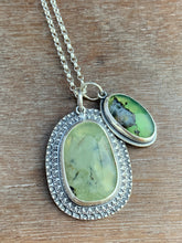 Load image into Gallery viewer, Prehnite and Aegean Opal pendant collection