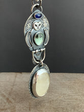 Load image into Gallery viewer, Moonstone Owl Pendant