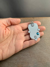 Load image into Gallery viewer, “Quoth the raven never more” pendant